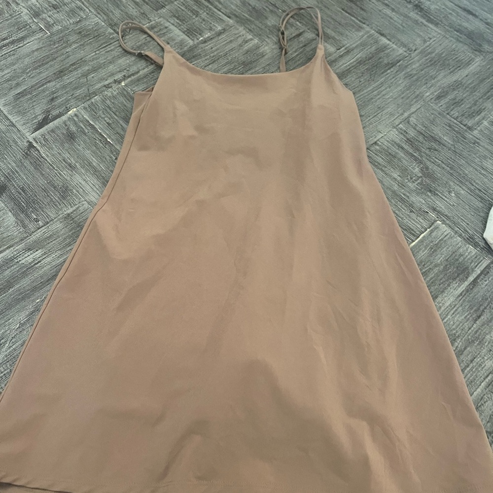 Abercrombie & Fitch Tan Slip Dress